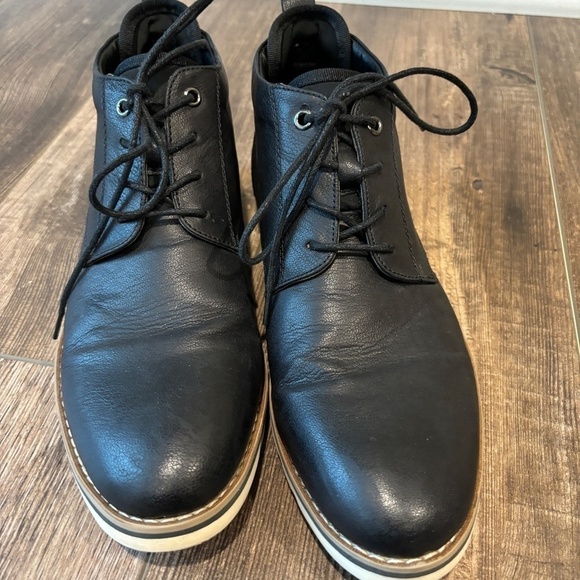 Madden by Steve Madden Bulit Lace-Up Chukka Boot Black Men's Size 10 - Picture 3 of 9